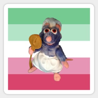 Ratatouille Abrosexual Rights Sticker